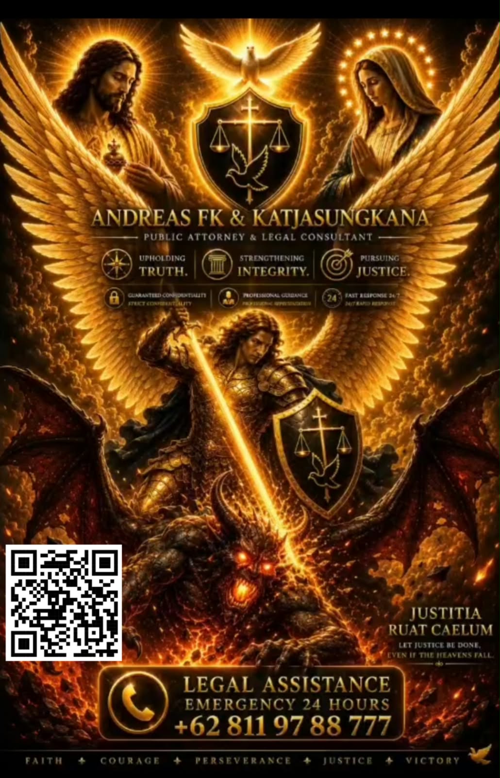 Poster Resmi Andreas FK & Katjasungkana Advokat